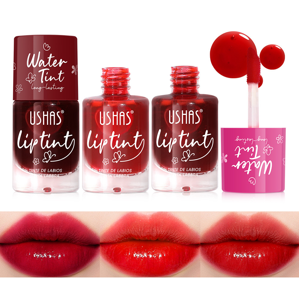 USHAS Amazon's best-selling cross-border 3-color liquid lipstick, water lip gloss, and long-lasting moisturizing lip gloss UC151 full figure