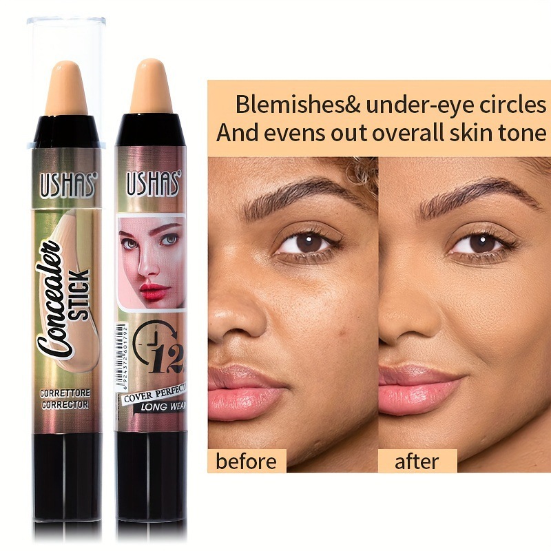 USHAS European and American cross-border stock concealer stick TP345B Waterproof Facial concealer for contour modification and three-dimensional makeup Specification drawing
