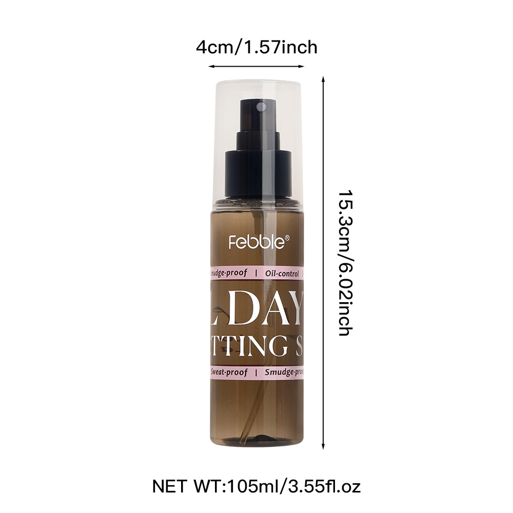 FEBBLE cross-border in-stock setting Spray is waterproof, sweat-proof, long-lasting without smudge, moisturizing, oil-controlling and hydrating setting water Item Picture