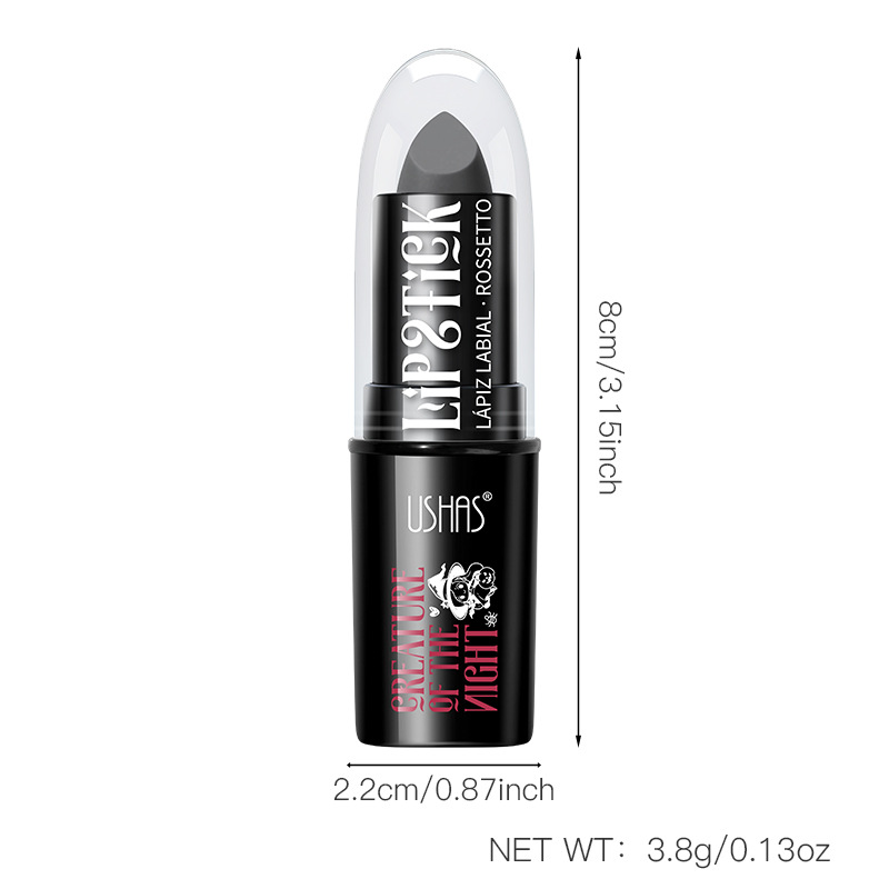 USHAS Cross-border Amazon export Halloween Lipstick, waterproof and long-lasting matte lipstick, makeup lip gloss Item Picture