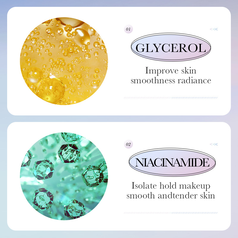 Cross-border wholesale of all-English SADOER Nicotinamide Moisturizing Two-tone Primer and Concealer that won't Smudge easily Application Scenario