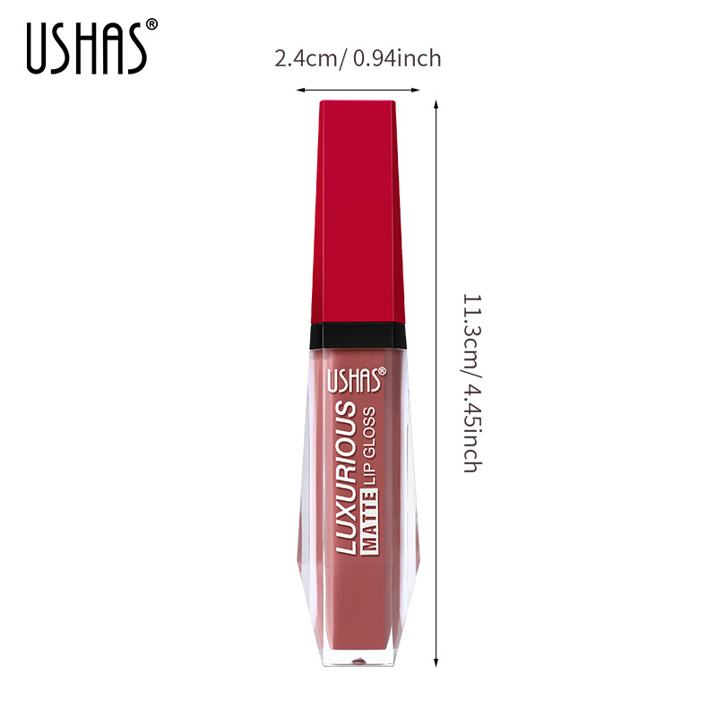 USHAS Amazon's best-selling cross-border 6-color liquid lip gloss for women Item Picture