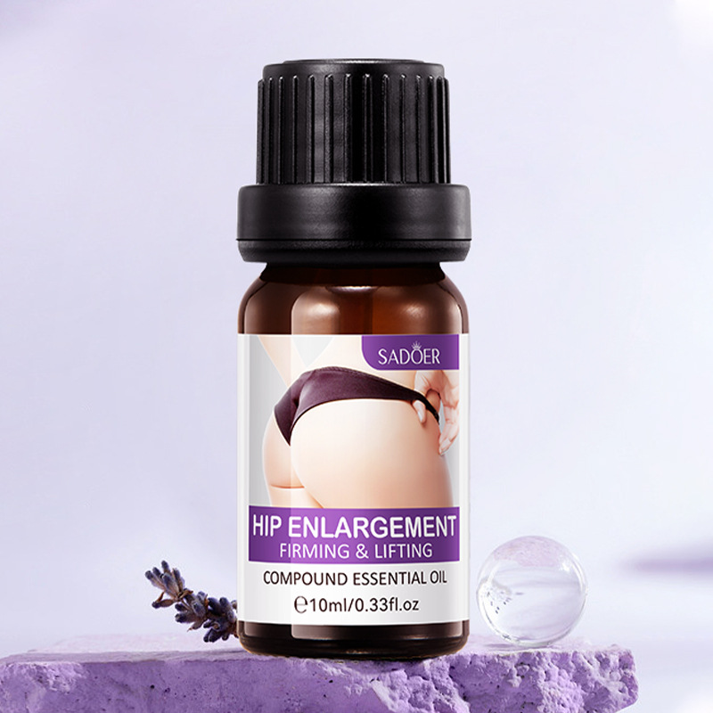 Full English SADOER buttocks Enhancement Care Multi-effect firming and lifting essential oil Massage essential oil cross-border export wholesale Specification drawing