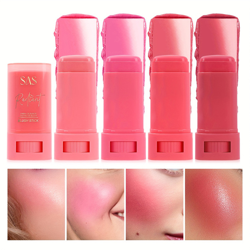 USHAS European and American cross-border stock Blush Stick, multi-purpose eyeshadow, blush lipstick, waterproof long-lasting Makeup SAC072 details Picture