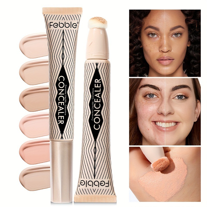 USHAS cross-border in-stock hot seller Concealer and Foundation FS373B: Long-lasting, non-caking, nourishing and brightening full figure