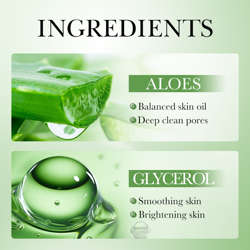 Cross-border export wholesale of all-English SADOER vitamin B5 amino acid cleansing mousse and foaming facial Cleanser Specification drawing