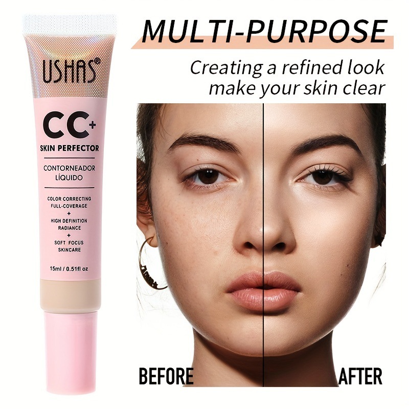 USHAS Cross-border Concealer moisturizes and brightens the skin tone for a long time without smudging. Waterproof foundation and concealer provide isolation details Picture