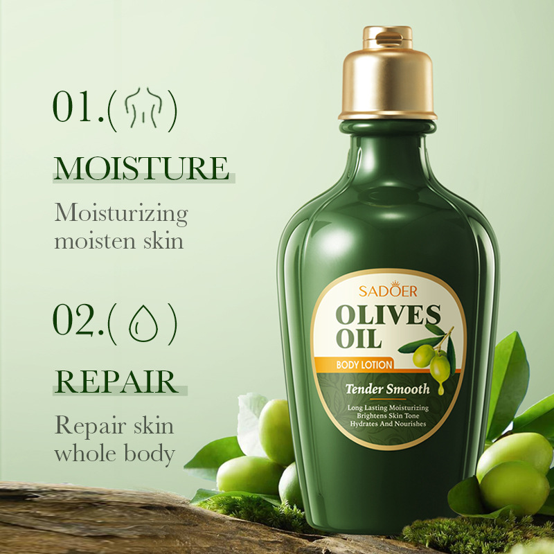 Full English SADOER Olive Moisturizing Body Lotion for skin rejuvenation, hydration and beauty enhancement Cross-border export wholesale details Picture