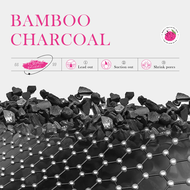 Cross-border wholesale of SADOER bamboo charcoal Blackhead Removal Set, deep Cleansing and pore-cleaning nasal mask and nasal Patch Application Scenario