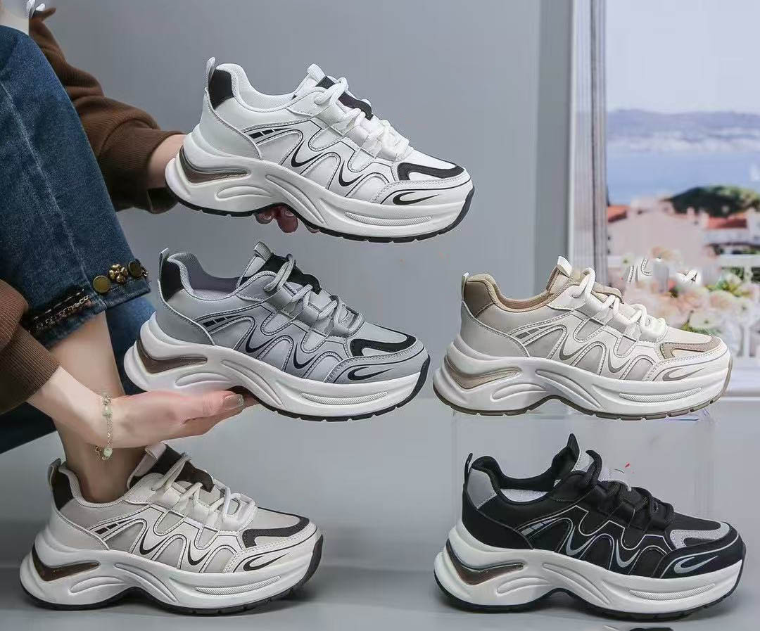 运动休闲女鞋轻便透气防滑跑步鞋女款减震耐磨