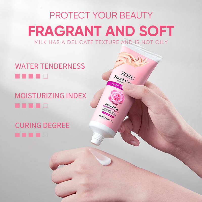 Cross-border wholesale of ZOZU plant-based fruit hand cream series for hydrating and moisturizing autumn and winter Specification drawing
