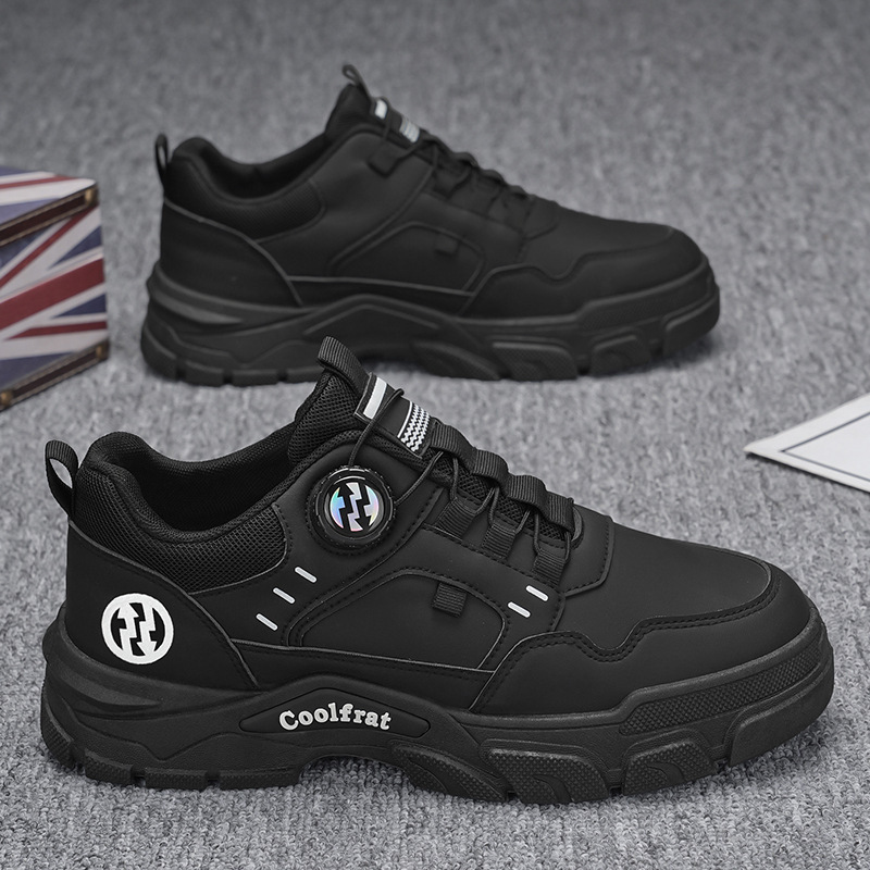 Autumn men's shoes 2024 new breathable work shoes, trendy and versatile Dr. Martens boots, men's thick-soled white sneakers, sports board shoes Application Scenario