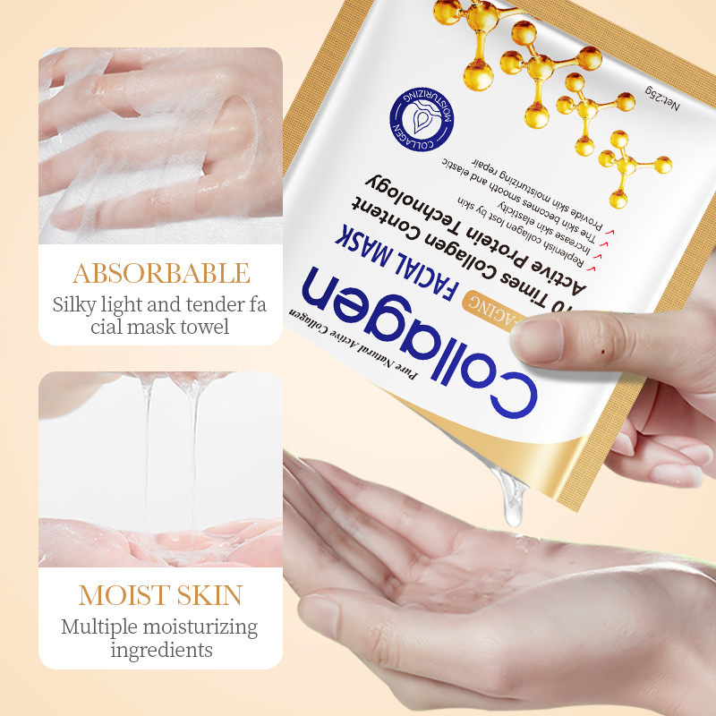 All-english SADOER Bone collagen anti-wrinkle Facial mask Moisturizing Mask cross-border export wholesale Item Picture