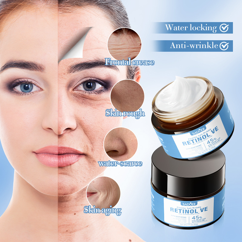 SADOER Retinol VE Firming and Anti-Wrinkle Cream Moisturizing and Hydrating Cream Cross-border export wholesale details Picture