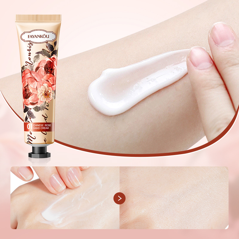FAYANKOU Rose Hand Cream Moisturizing Autumn and Winter Anti-cracking Hand cream Cross-border export wholesale Application Scenario