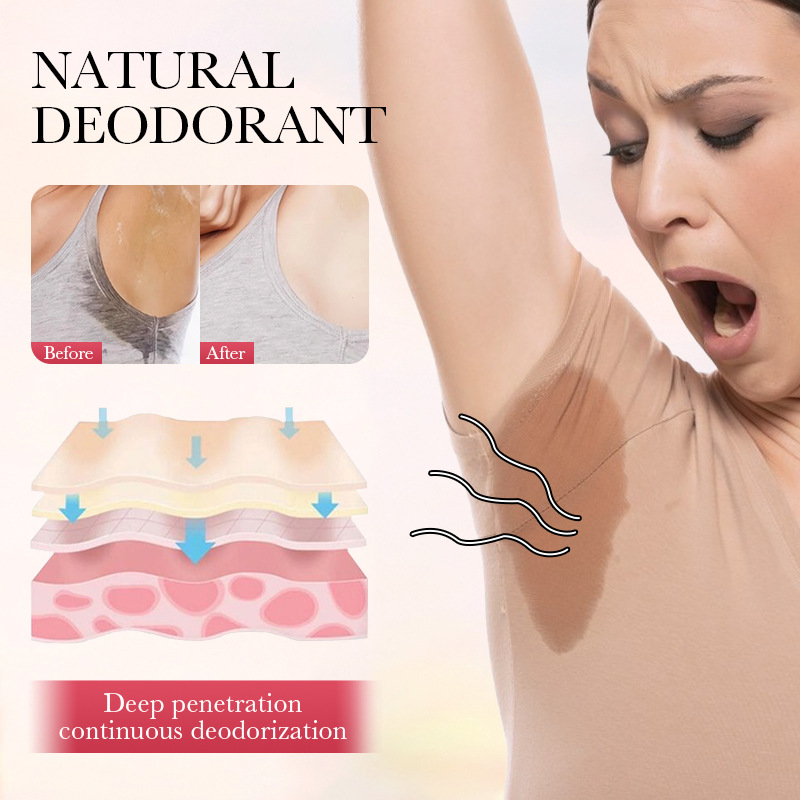 Cross-border wholesale of the all-English SADOER Women's Antiperspirant Bar series, a small and portable ball-bearing antiperspirant with a lingering fragrance details Picture