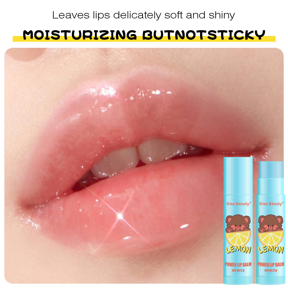 kissbeauty Cross-border Cartoon Lip Balm Repair Hydrating Lip Balm Care Moisturizing Lip Balm Factory wholesale Application Scenario