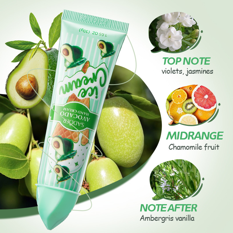 SADOER avocado hand Cream anti-cracking and Moisturizing autumn and winter hand cream cross-border export wholesale Application Scenario
