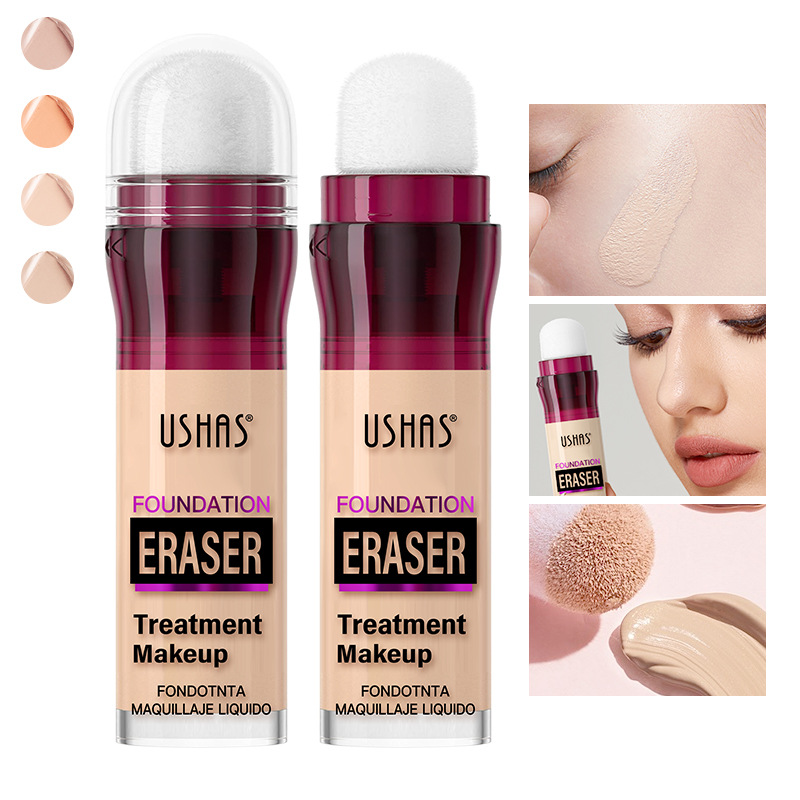 USHAS European and American cross-border stock concealer Sponge head Concealer is clear, hydrating, fine and long-lasting. UC009B full figure