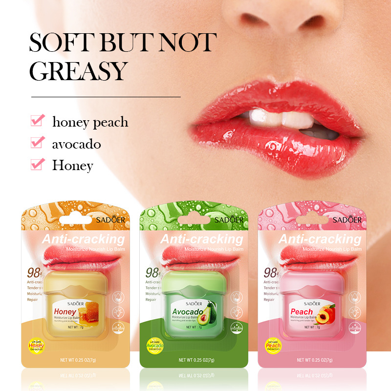 All-english SADOER honey Moisturizing Lipstick Hydrates, prevents dryness and cracking, and reduces lip lines. Cross-border export wholesale for autumn and winter details Picture