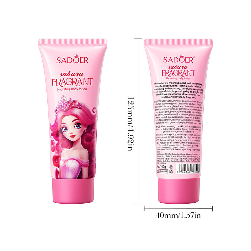 SADOER Cherry Blossom Hydrating Fragrance Body Lotion, Autumn and winter Moisturizing Body Lotion Cross-border export wholesale Application Scenario