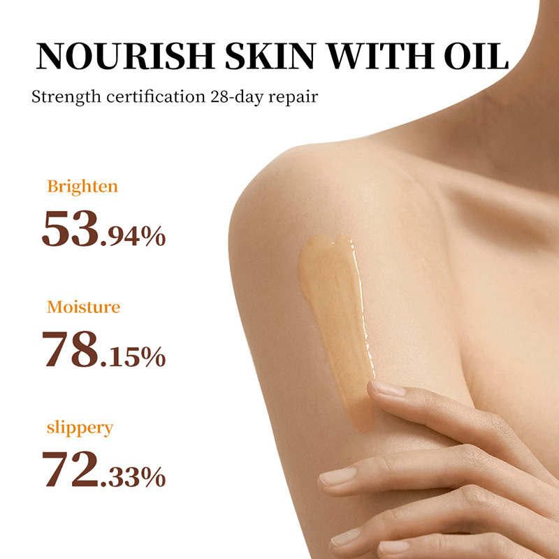 Cross-border wholesale of all-English SADOER Coconut Moisturizing and Nourishing Oil for hydrating, anti-cracking and drying body essence Specification drawing