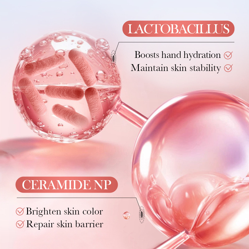 Full English SADOER Peach Lactic Acid Bacteria Nourishing Body Lotion Autumn and Winter Moisturizing Body Cream Cross-border export wholesale Specification drawing