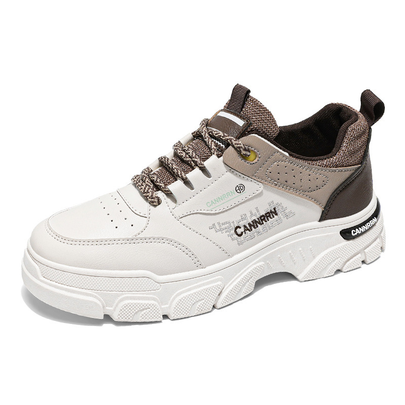 New men's shoes for the 2024 autumn season: Breathable Dr. Martens boots, men's trendy thick-soled sports shoes, casual board shoes, and outdoor workwear shoes Item Picture