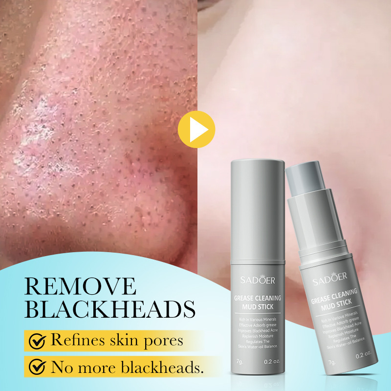 Cross-border wholesale of all-English SADOER oil-removing Deep cleansing sticks and deep cleansing moisturizing cleansing mud films Specification drawing