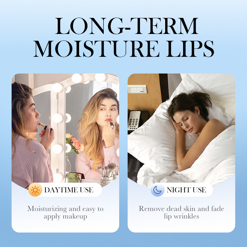 Full English SADOER Orange Lip Scrub Autumn and Winter Moisturizing Lip Balm Cross-border export wholesale Application Scenario
