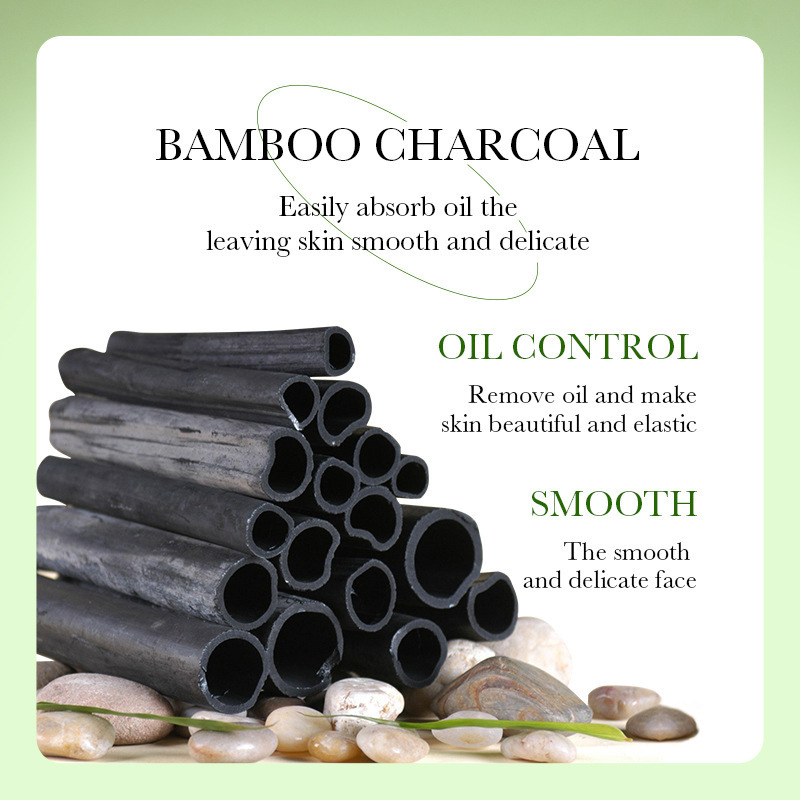 All-english SADOER bamboo Charcoal Whitening, Hydrating and darkening Mask, Moisturizing and brightening Mask patch, cross-border export wholesale Specification drawing