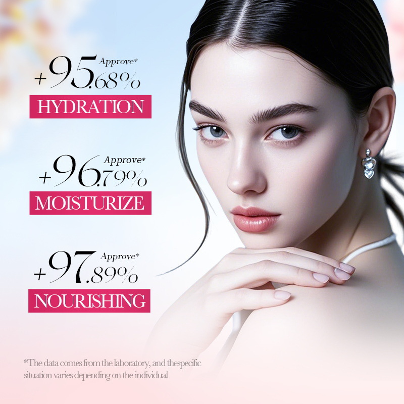 BIOAOUA Cherry Blossom Series Winter Moisturizing Luxury Care Set, all-English body lotion, cross-border export factory direct sales Specification drawing