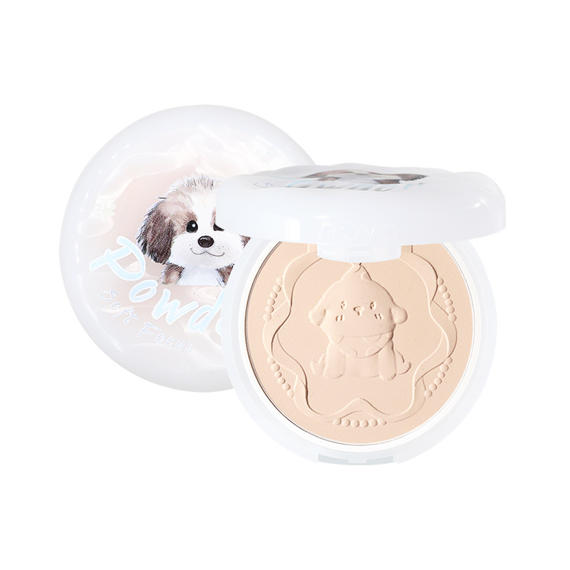 NOVO Silver Gauze Light Mist Soft Focus Powder Compact controls oil, sets makeup, is water-resistant, long-lasting, fine, soft focus, matte and does not dry out Item Picture