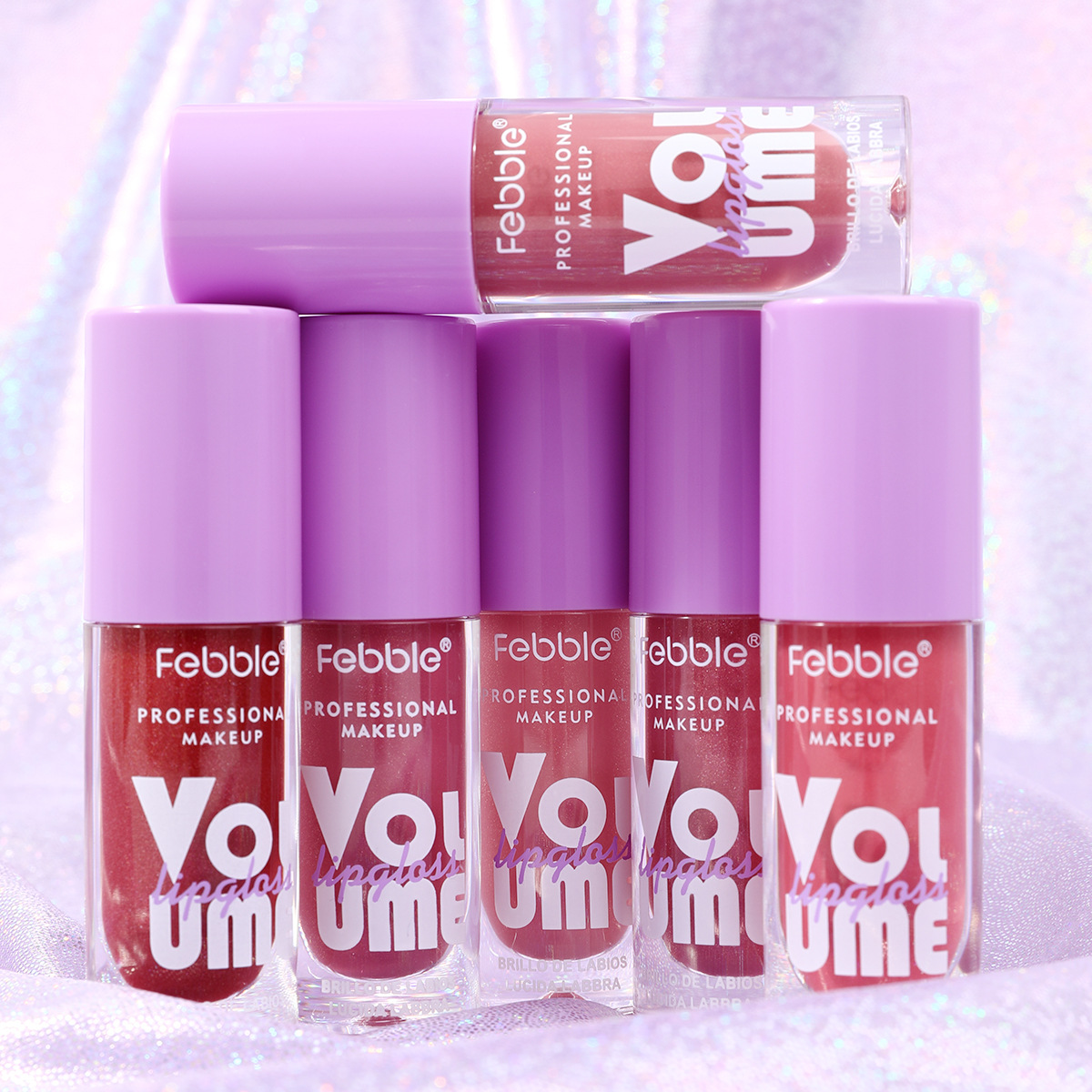 USHAS European and American cross-border stock Fine Flash lip gloss, waterproof, long-lasting, non-fading, non-staining cup lip gloss lipstick LG2585 Specification drawing