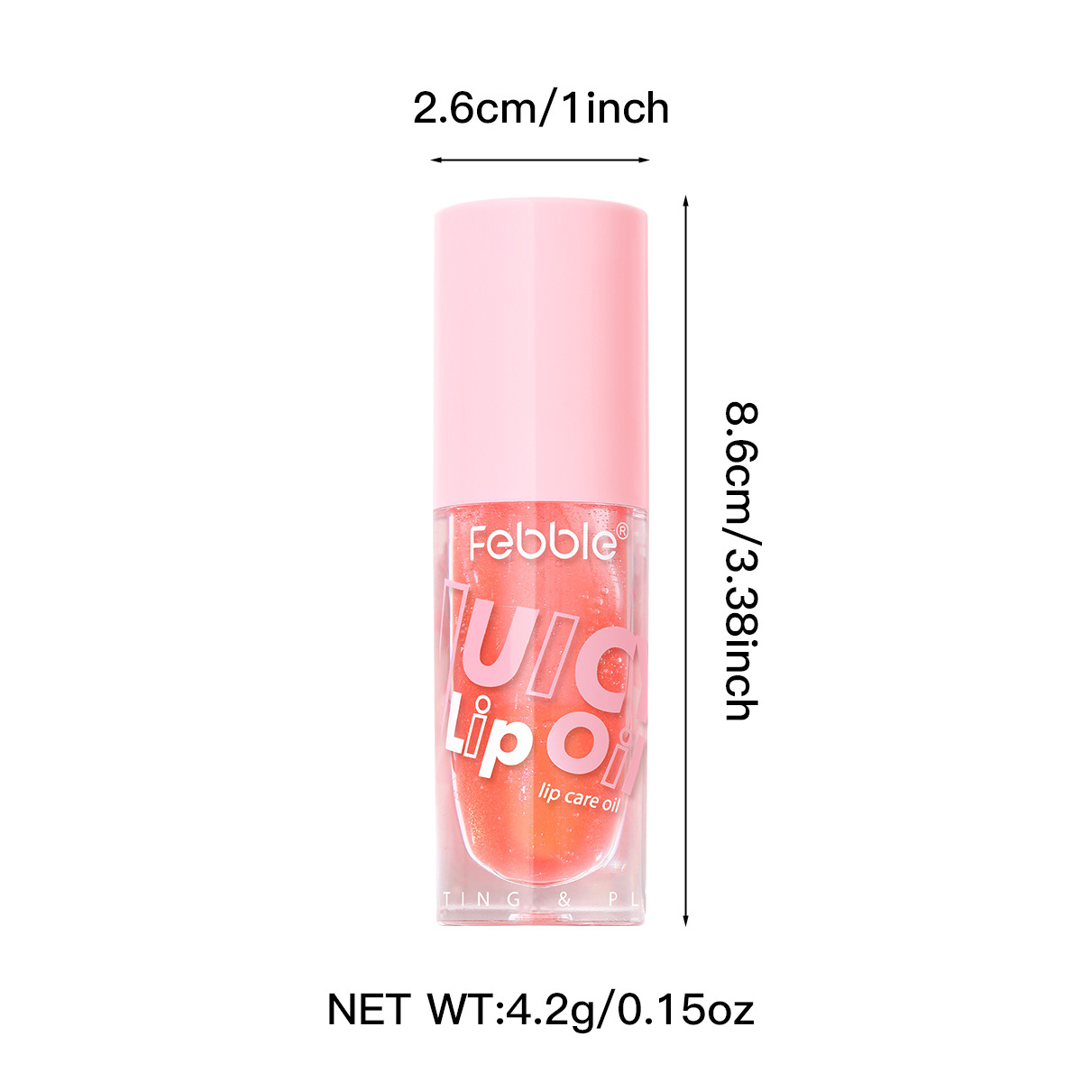 Febble Cross-border in-stock Bestseller Amazon Pearl Lip Gloss Waterproof Moisturizing Lip Oil FBC035 Item Picture
