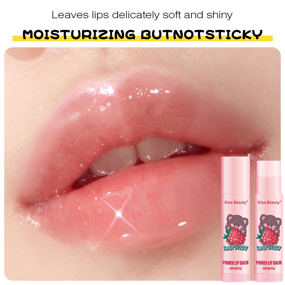 kissbeauty Cross-border Lip Balm Cartoon Moisturizing Care Lip Balm Hydrating Lip Balm Factory wholesale Application Scenario