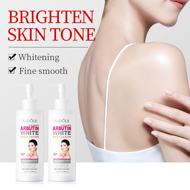 SADOER Nicotinamide arbutin Whitening Body Lotion for Moisturizing the skin and brightening cross-border export wholesale details Picture