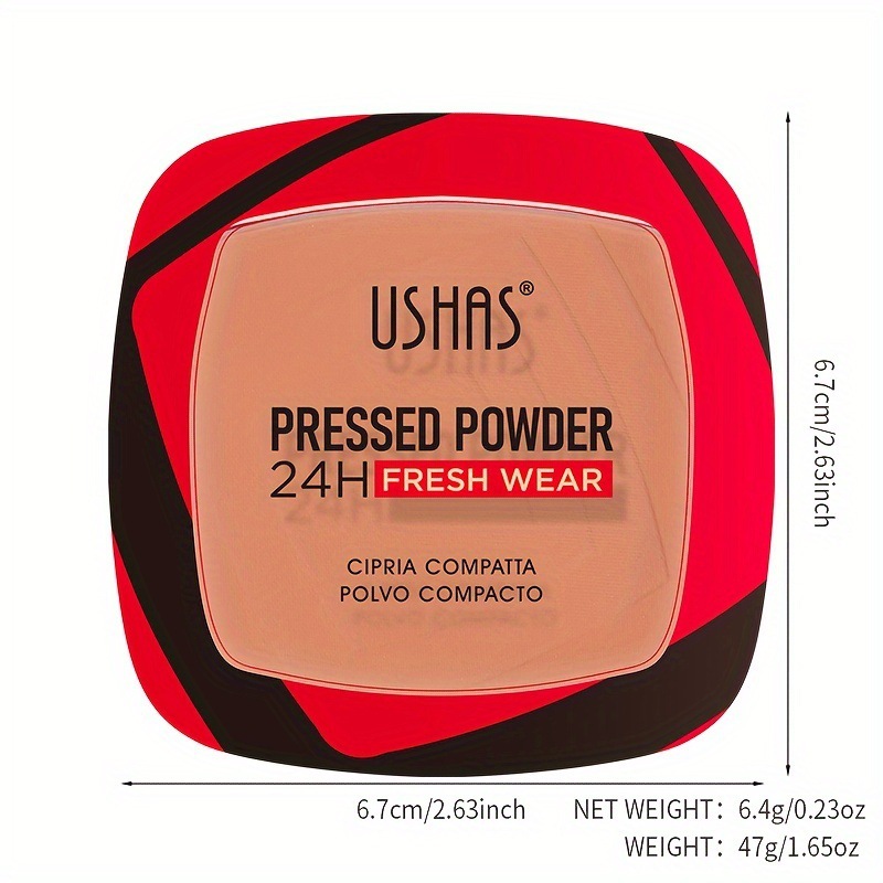 USHAS cross-border in-stock makeup powder compact FC648A+B for setting, concealing, long-lasting water resistance, moisture retention and non-smudging Item Picture