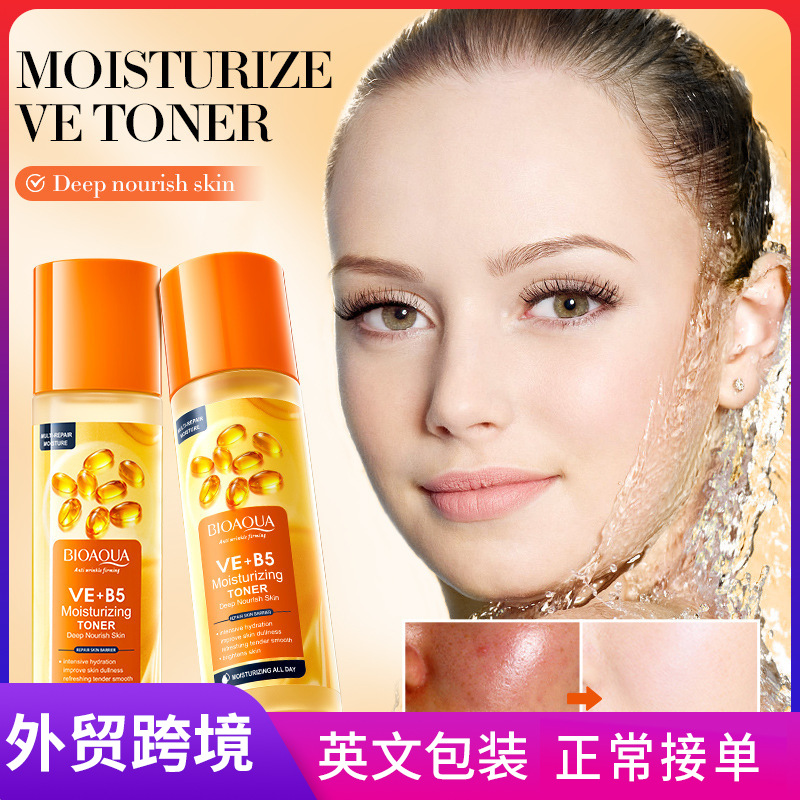 All-english BIOAOUA Vitamin EB5 Moisturizing Multi-Dimensional Repair Toner and Moisturizing Water cross-border export wholesale full figure