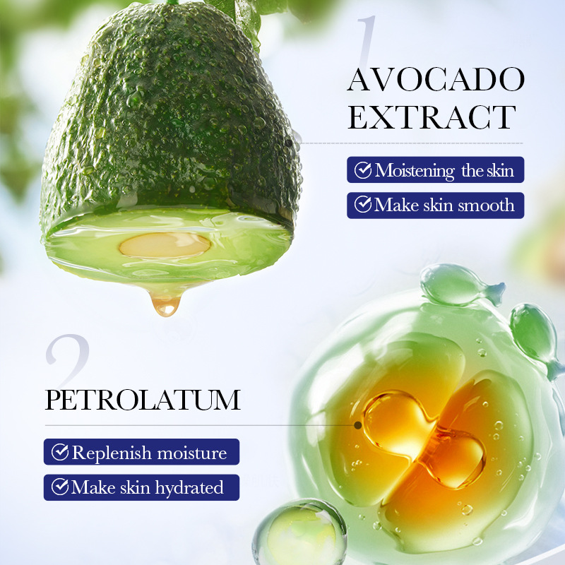 Cross-border wholesale of SADOER anti-Cracking Vaseline Avocado Foot Cream and Hand and Foot Repair Cream in English Specification drawing