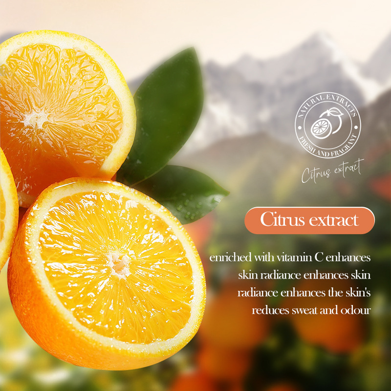 Full English SADOER Citrus Body Perfume, roll-on, long-lasting, refreshing roll-on perfume, cross-border export wholesale Specification drawing