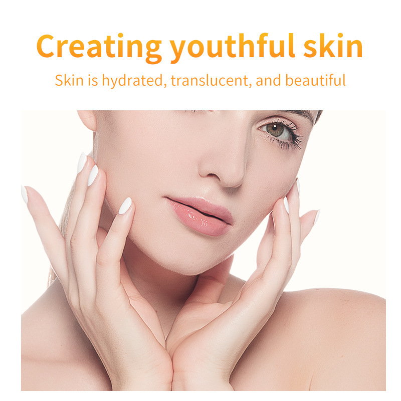 All-english ZOZU VC mask, Vitamin C Essence Mask, VCface mask, cross-border export manufacturer wholesale Specification drawing
