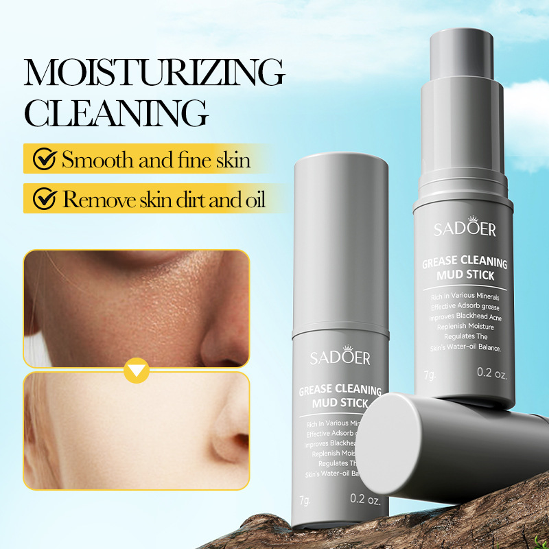 Cross-border wholesale of all-English SADOER oil-removing Deep cleansing sticks and deep cleansing moisturizing cleansing mud films Application Scenario