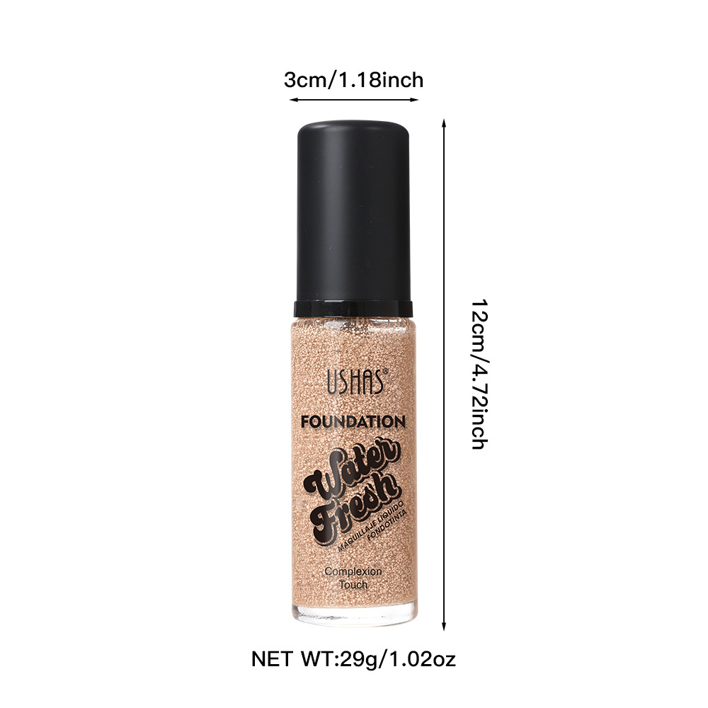 USHAS Cross-border Long-lasting Acne Mark Concealing European and American wheat-toned Concealing Bubble Foundation Wholesale Item Picture