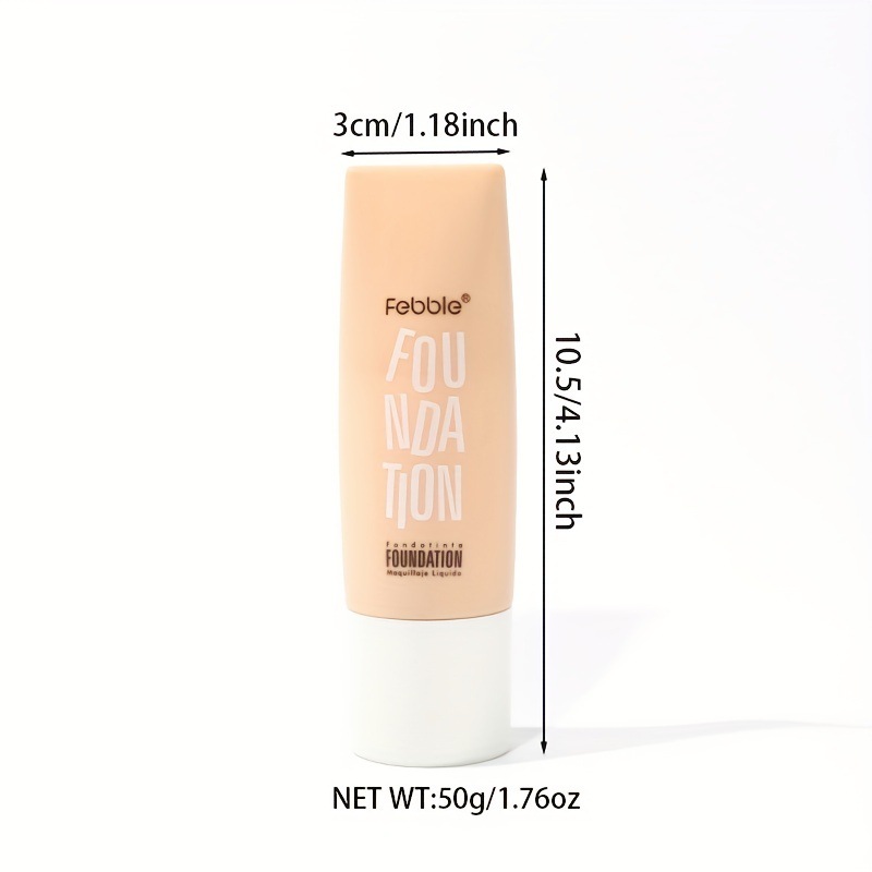 USHAS cross-border Foundation for export provides concealer, moisturizer, oil control, long-lasting makeup without smudging, natural color for oily skin, Amazon Item Picture
