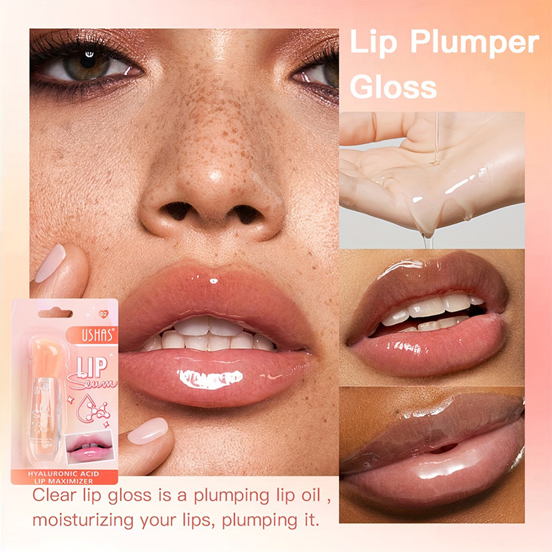 USHAS 'high-gloss, hydrating and moisturizing lip gloss UC013F is a hot seller in cross-border stock from Europe and America details Picture
