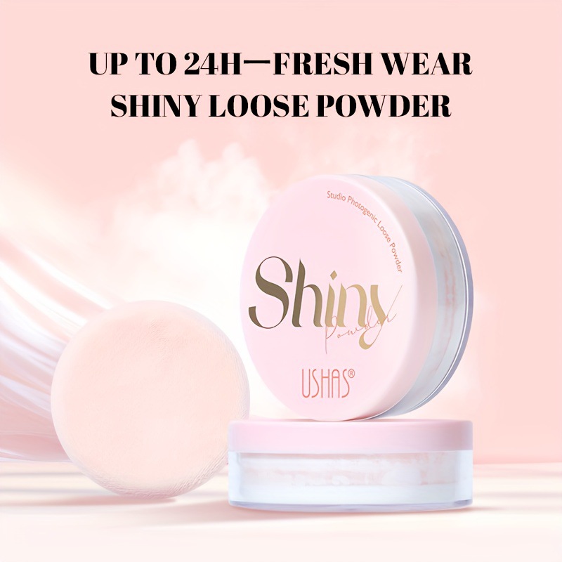 USHAS cross-border in-stock FC650 loose powder, loose powder, setting powder, waterproof, sweat-proof, long-lasting oil control, brightening dull luster details Picture