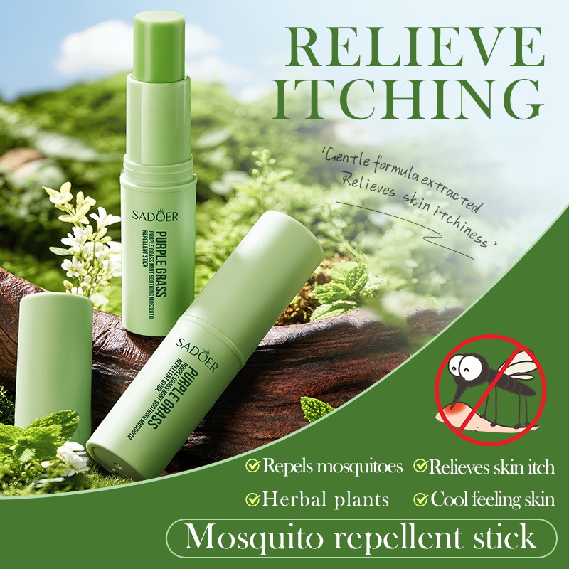 SADOER Peppermint Soothing Mosquito Repellent Stick (Foreign Language Version) 7g Specification drawing