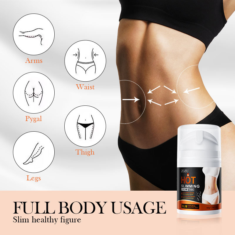 All-english ZOZU Slimming Cream, Body Massage Cream, Shaping, fat-burning, firming and Light Massage Cream Cross-border wholesale Specification drawing