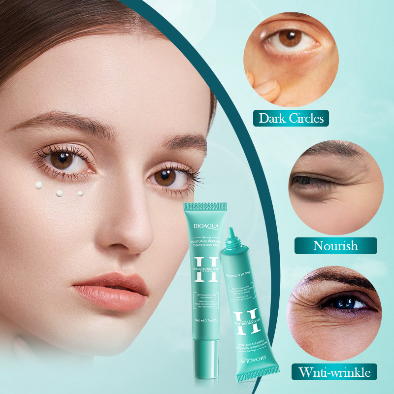 BIOAOUA Hyaluronic Acid Moisturizing and Repairing Eye Cream for Nourishing the eye Area, cross-border export wholesale Application Scenario